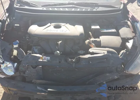 2013 Hyundai Elantra Gls z USA, uszkodzony, nr VIN 5NPDH4AE1DH334770